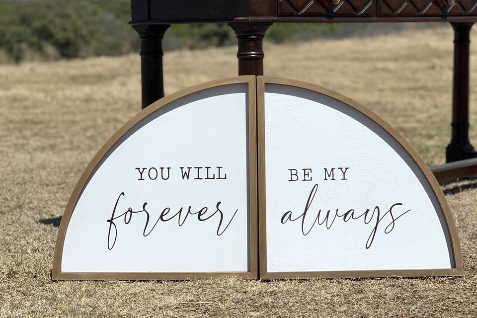 Wedding Sign