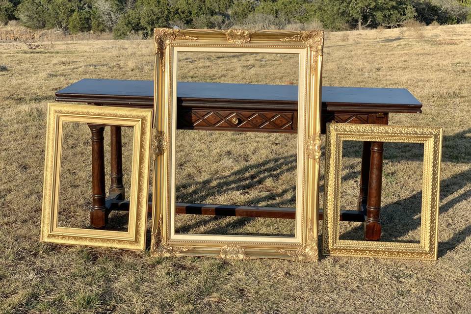 Gold Picture Frames, Decor