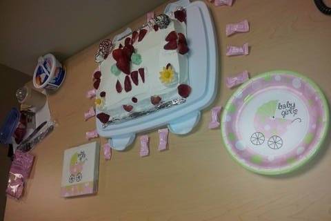 Lady Bug themed Strawberry Shortcake I made for a Baby Shower