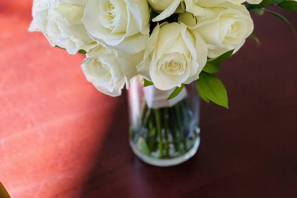 Roses bridal bouquet