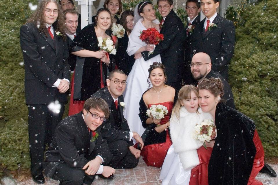 Wedding in winter season