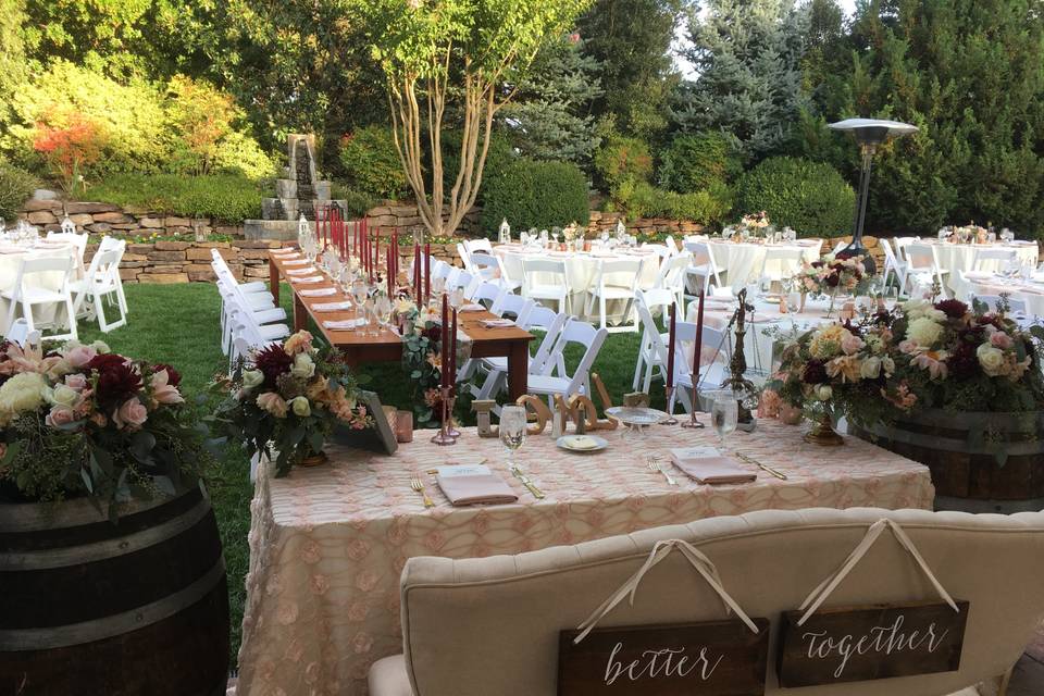 Sweetheart table