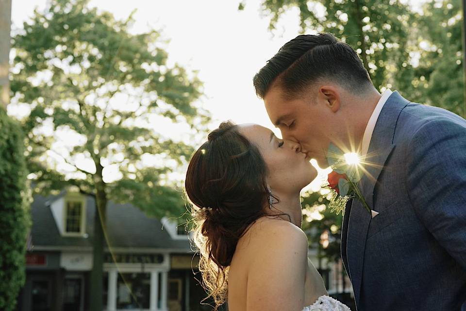 Wedding kiss