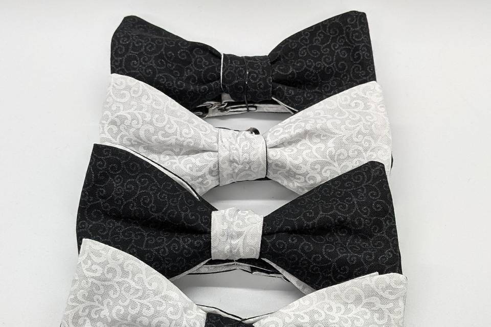 Reversible bow ties