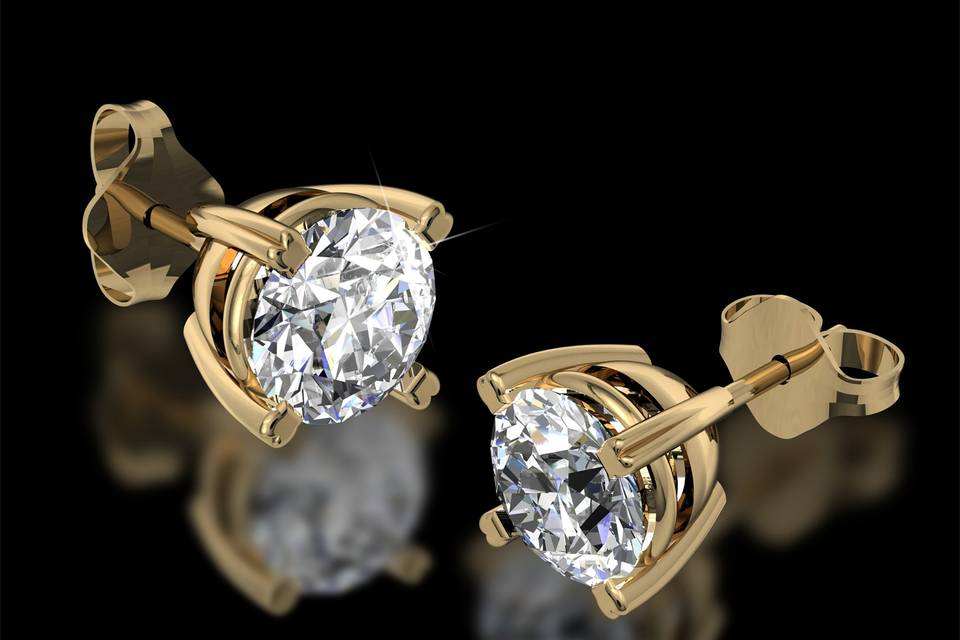 Diamond earring dtuds