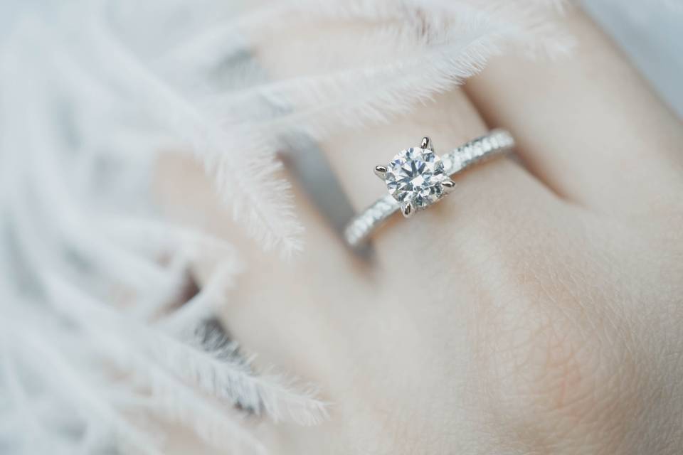 Solitrie engagement rings