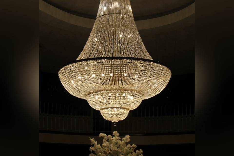 15 foot crystal chandelier