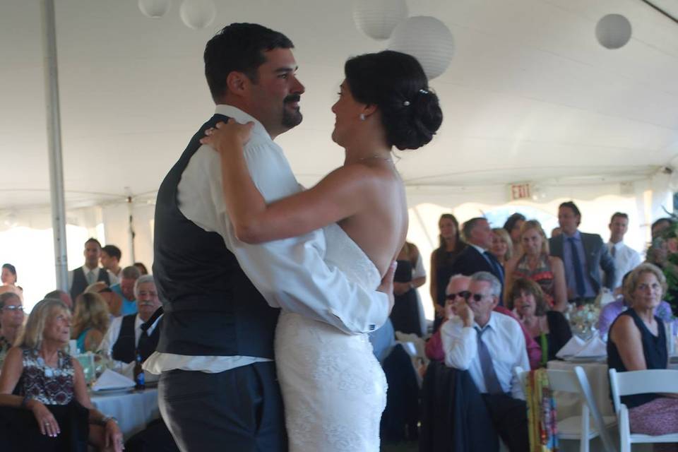 Bride and Groom's first dance