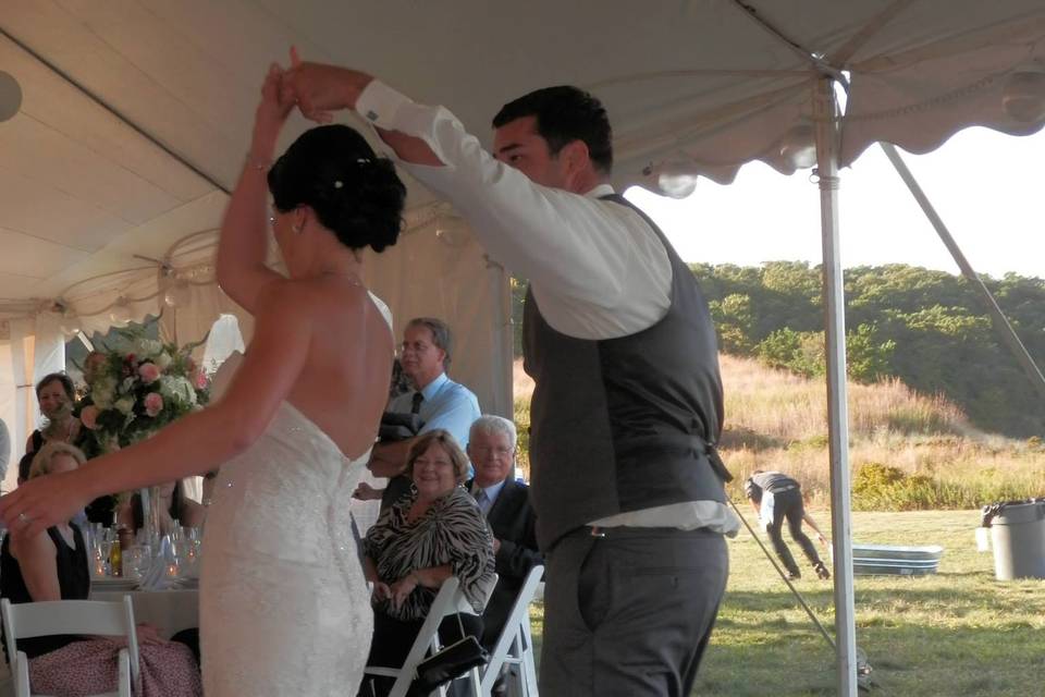 Bride and Groom's first dance