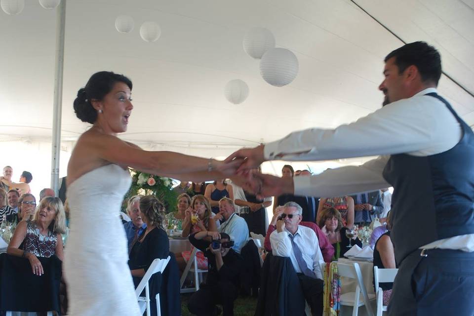 Bride and Groom's first dance