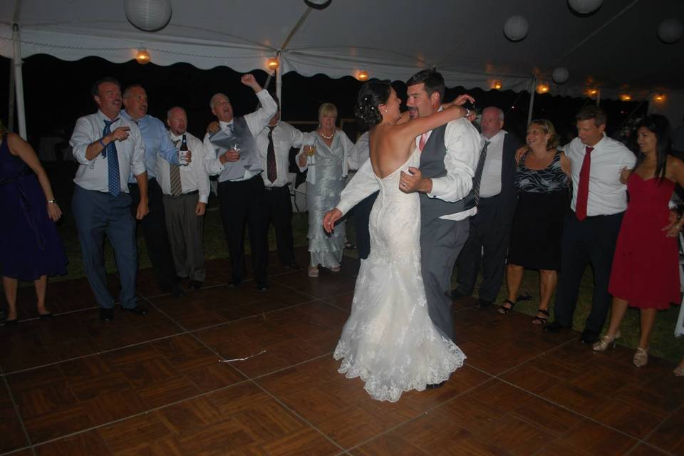 Bride and Groom's first dance