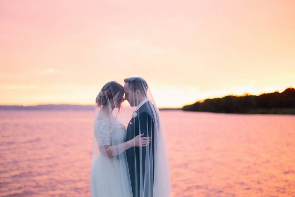 Sunset and Lake Pepin