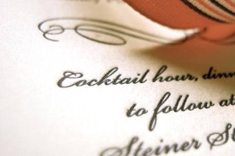 Elegant Letterpress Invitation Suite