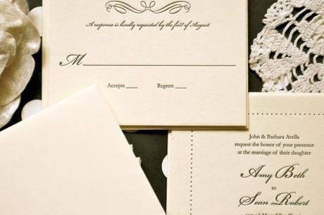 Elegant Simplicity Letterpress Suite
