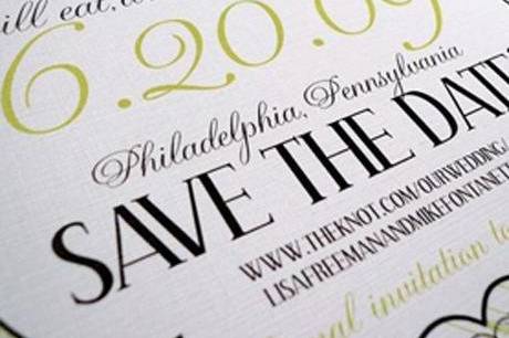 Save the Date - offset