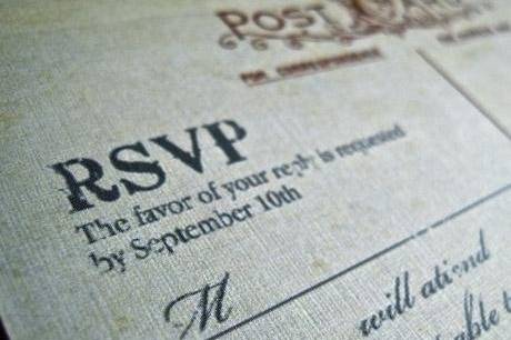 Vintage Postcards - RSVP or Save the Dates!