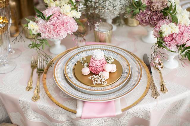 Plates and silverware
