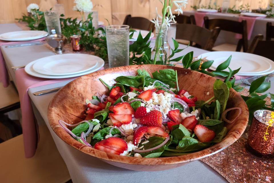 Spinach and Starwberry Salad