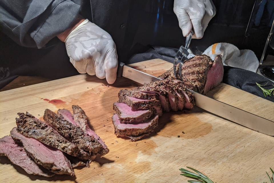 Beef Tenderloin Action Station