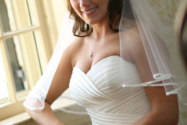 Smiling bride