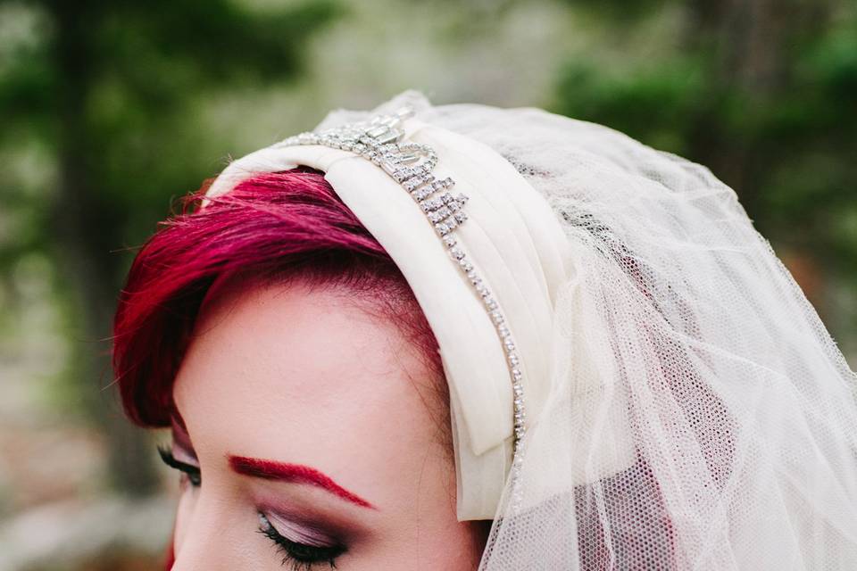 Vintage veil restyle