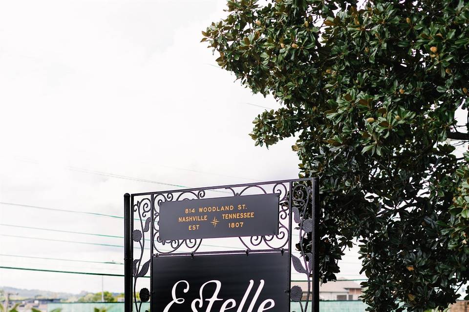 Estelle Woodland Signage