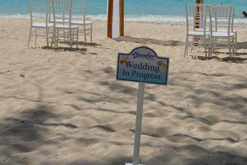 Beaches Turks Wedding