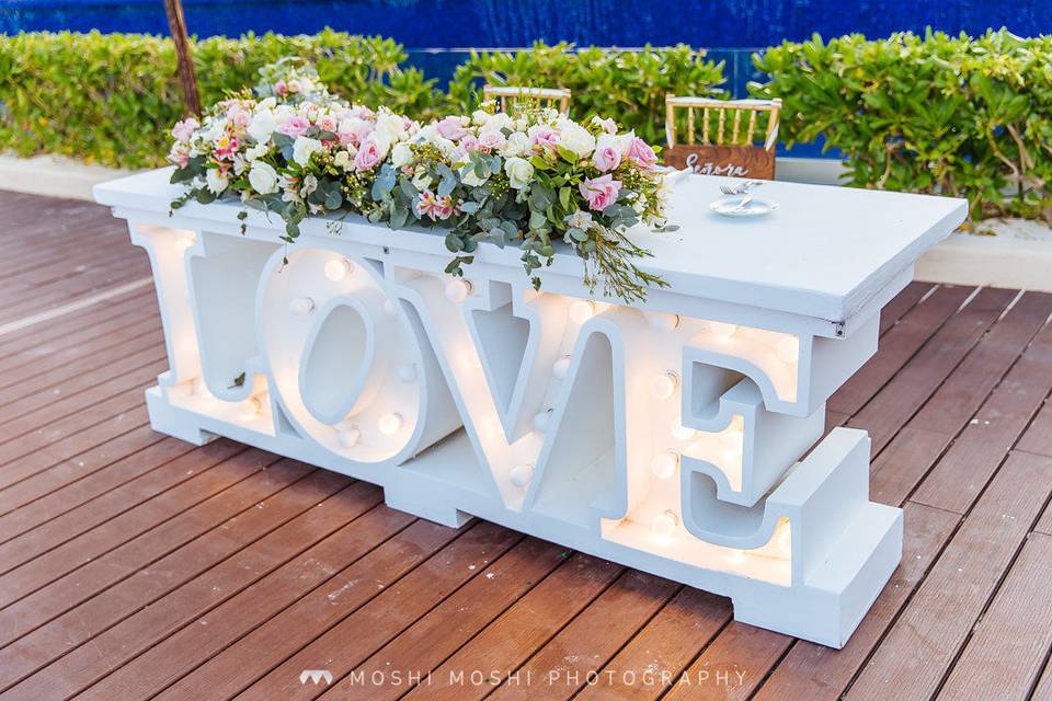 Romantic custom lighting