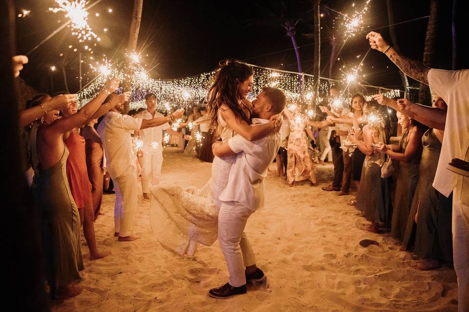 Sparkler Sendoff