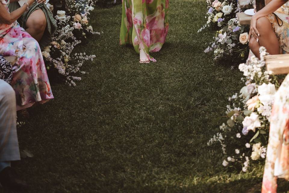 Ceremony in the olive grove