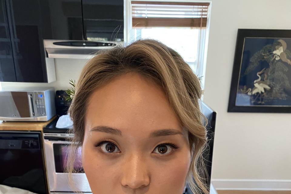 Yuni hair and makeup