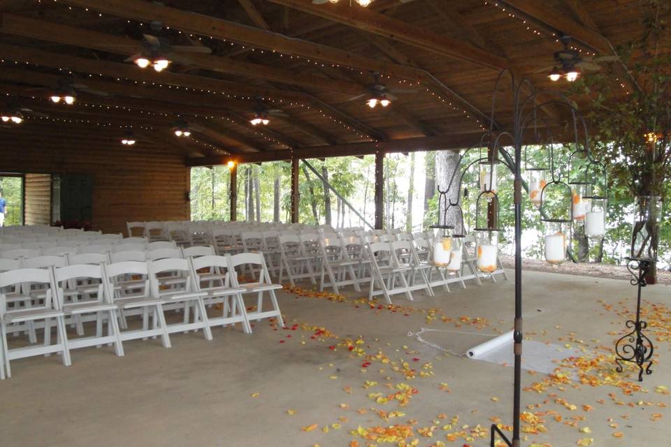 Ceremony setup