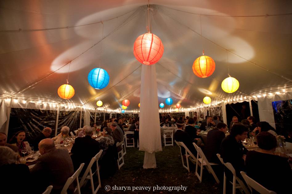 Tented wedding