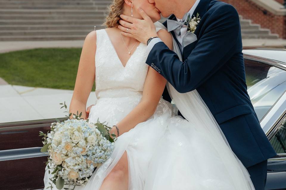 Just married portraits