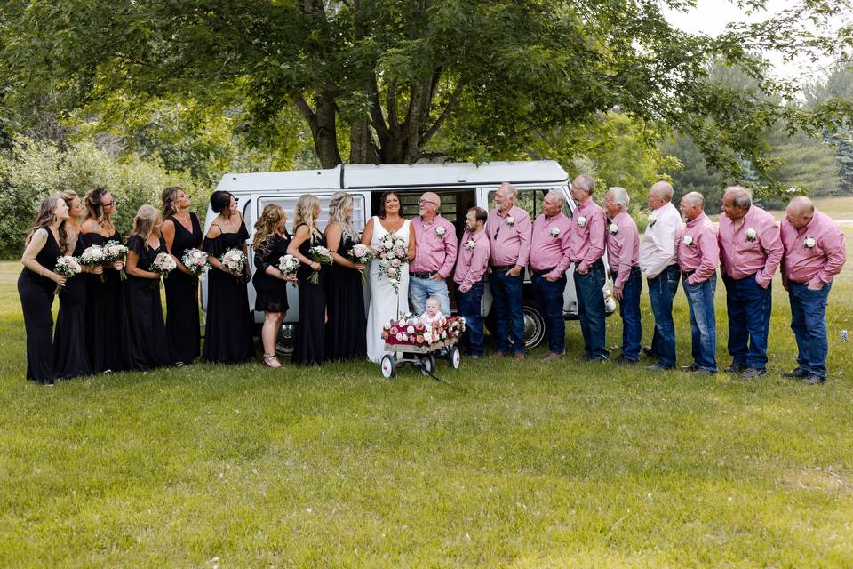 Bridal Party Wedding Shot