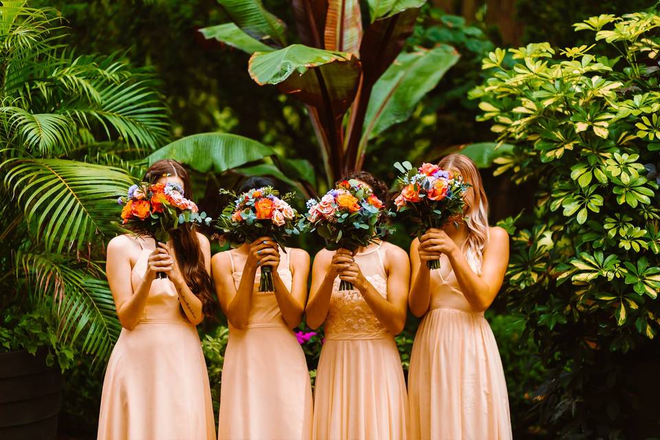 Tropical Bridemaids