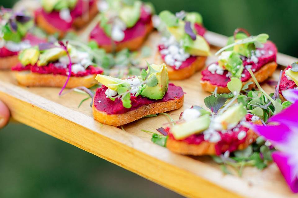 Beet Crostini