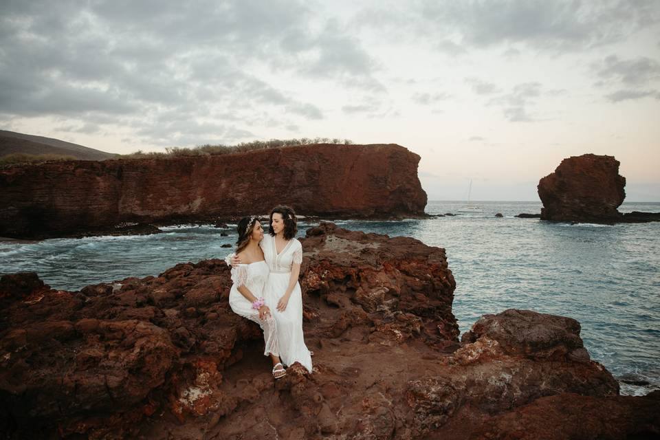 Lana'i elopement - Melinda Burgess Photography