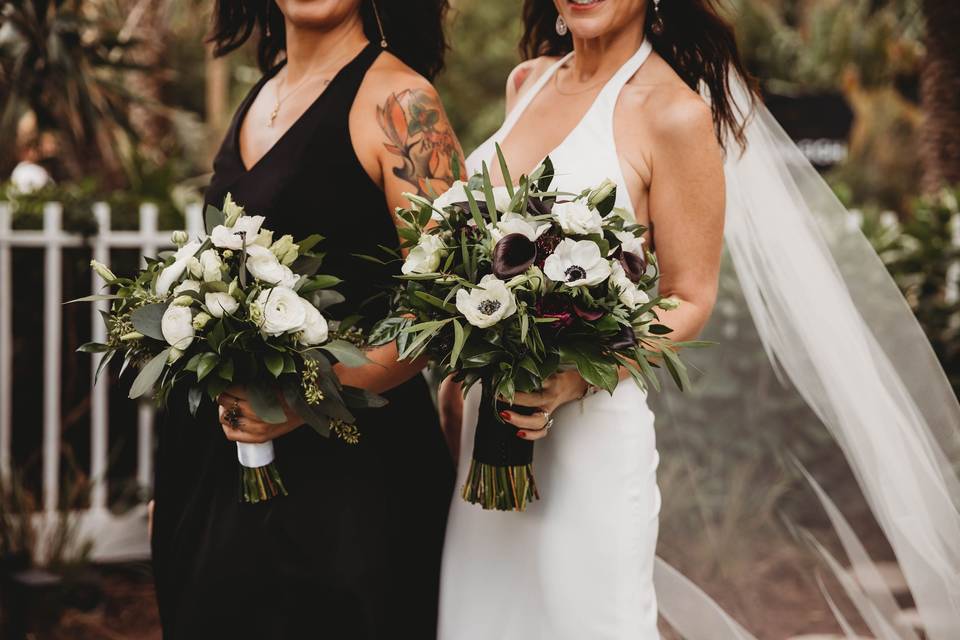 Bridal and Bridesmaid Bouquet