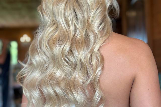 Bride hair