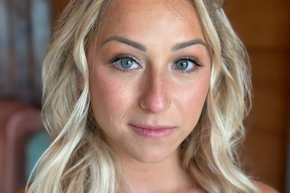 Bride hair