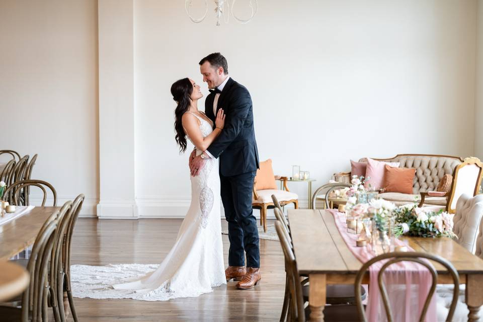 Bride hair