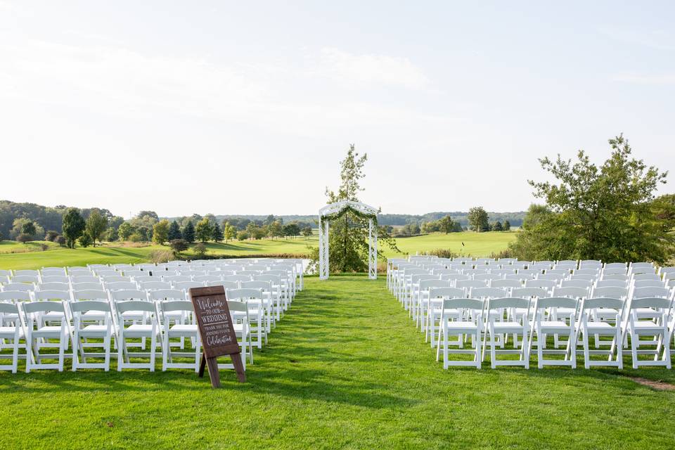 Outdoor ceremony