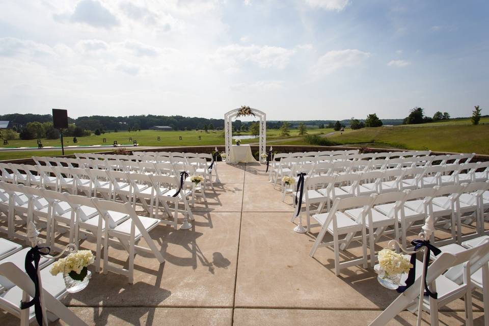 Patio Reception Area