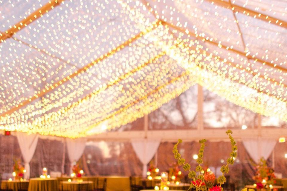 Tented wedding