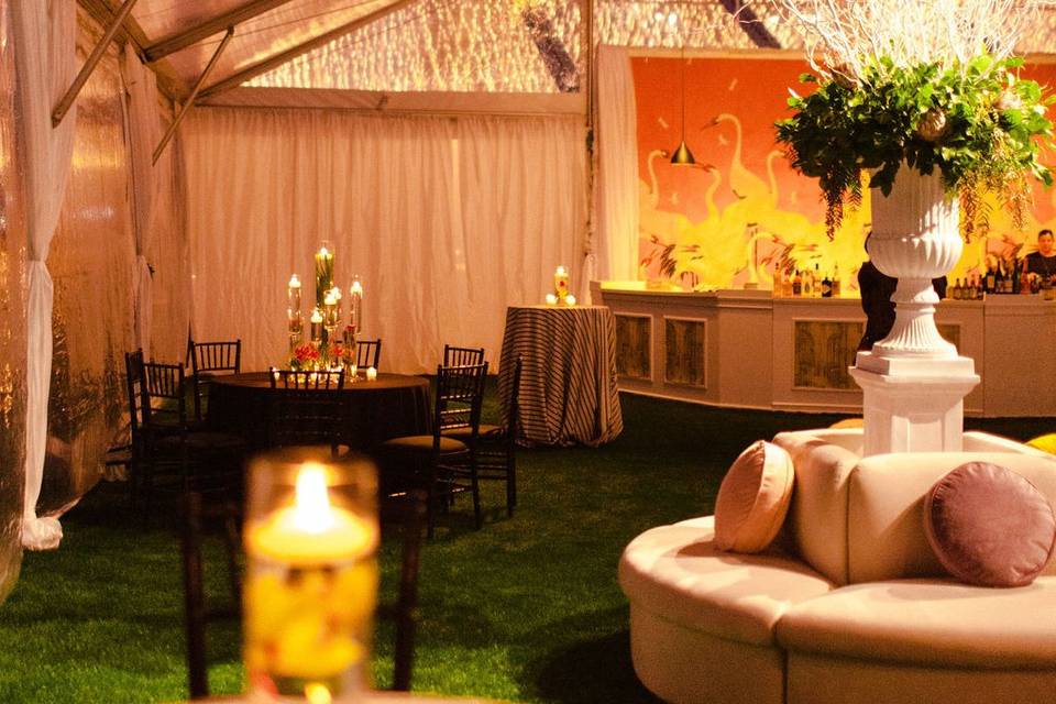 Tented wedding