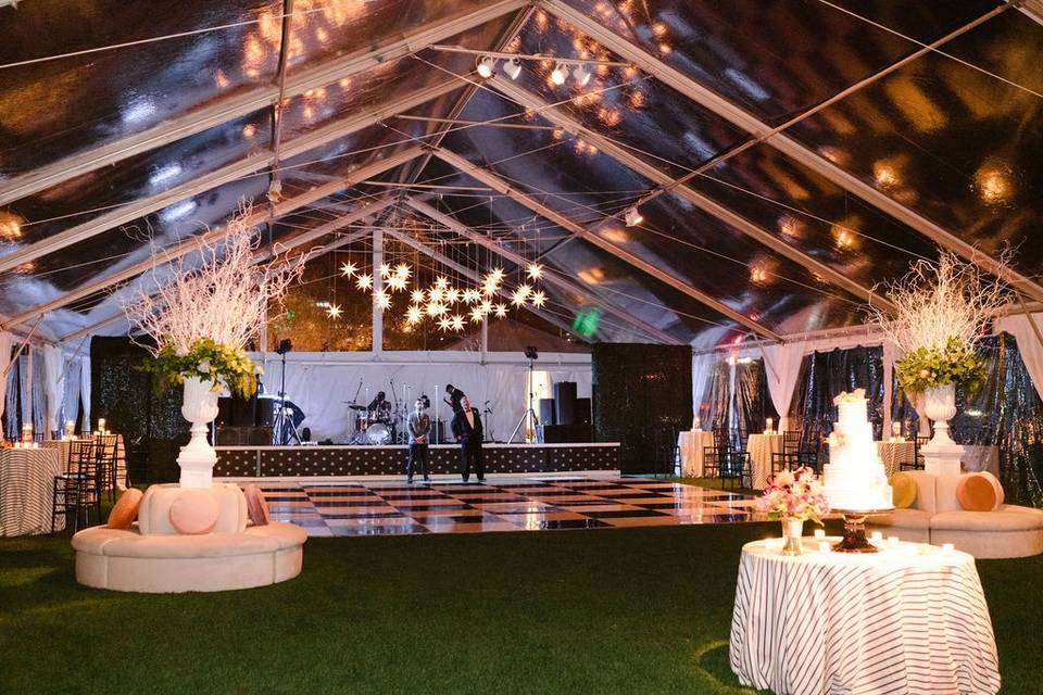 Tented wedding