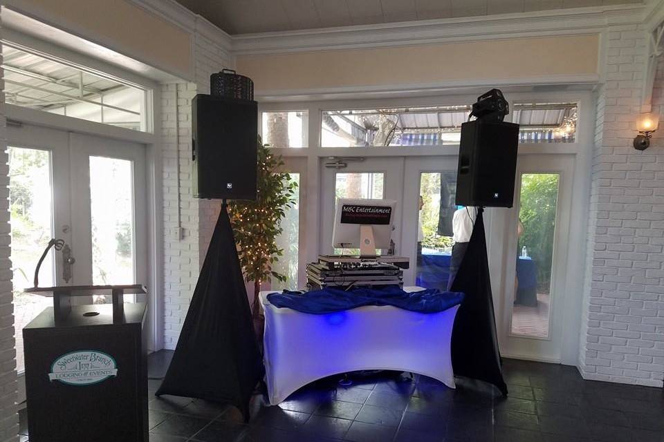 DJ setup