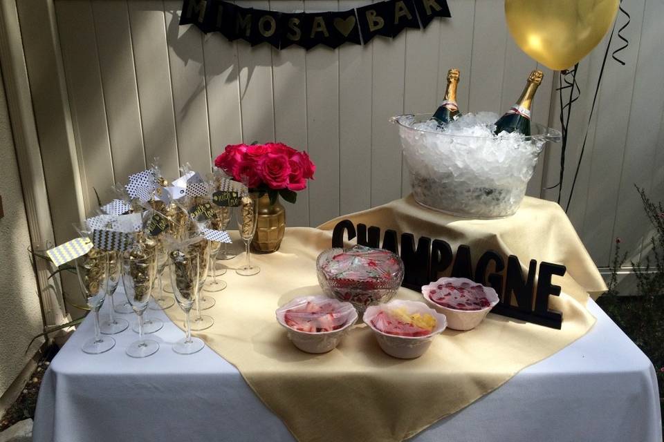 Bridal Shower - Mimosa Bar