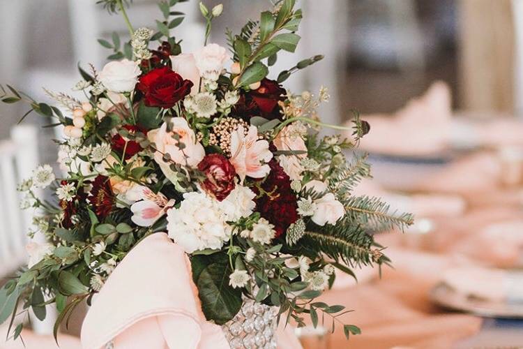 Wild flower centerpiece